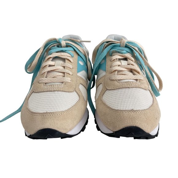 Saucony Shadow Original Women's Sneaker Tan/Turquoise, S1108-839, Size 11 NWOB - Picture 2 of 10